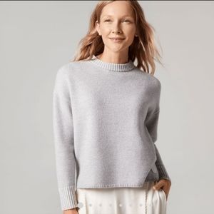 Allbirds The Jumper Grey 100% Merino Wool Sweater